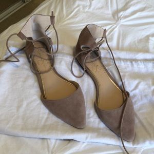 Jessica Simpson lace up flats